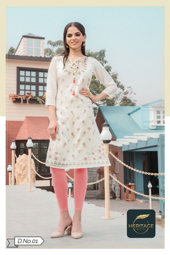 KIMAYA 2 Latest Designer Fancy Ethnic Wear Rayon Kurti Collection